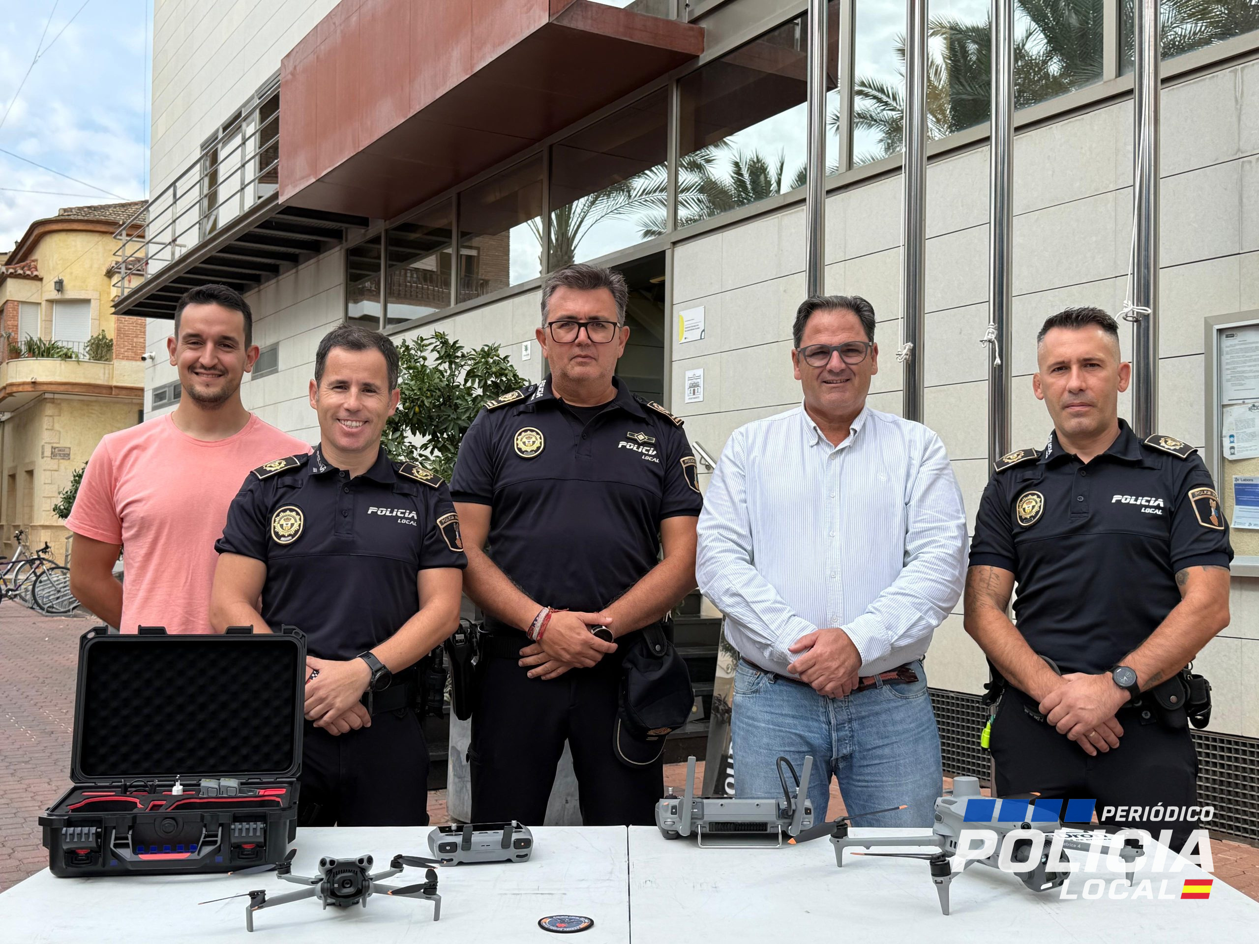 La Policía Local de Dolores estrena su nueva Unidad de Drones para reforzar la seguridad y la prevención en el municipio