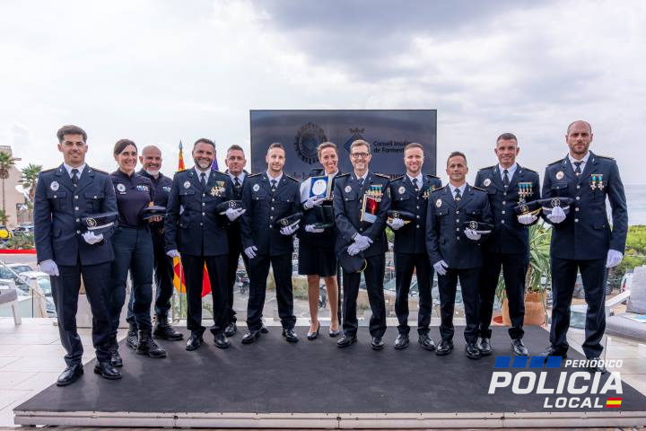 Gala de la Policía Local de Formentera reconoce destacadas actuaciones y compromiso