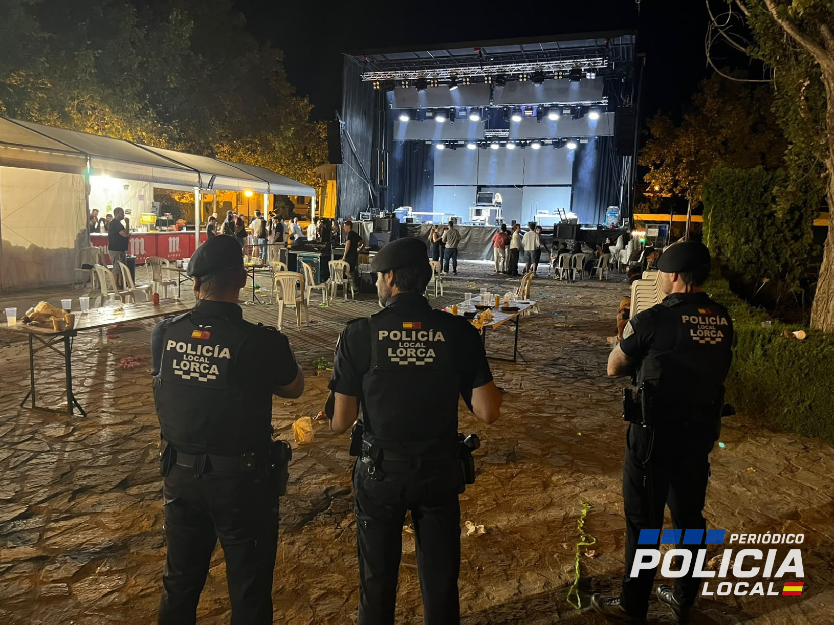 La Policía Local de Lorca detiene a seis personas durante los dispositivos de seguridad de septiembre