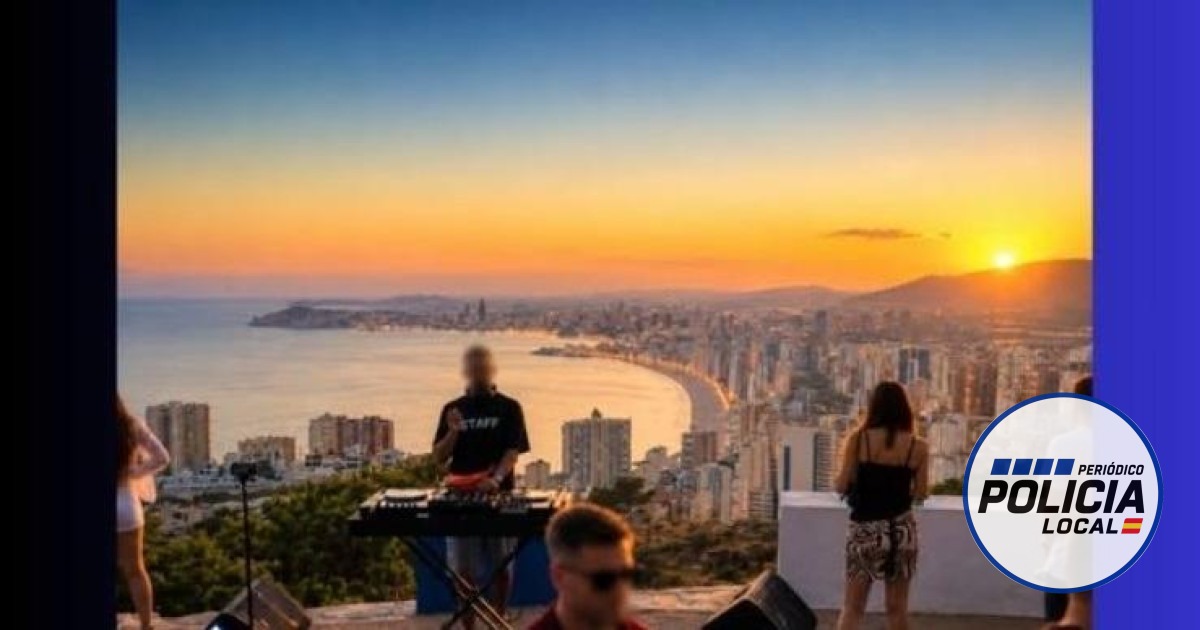 La Policía Local de Benidorm desaloja y clausura una rave ilegal en el Parque Natural de Sierra Helada