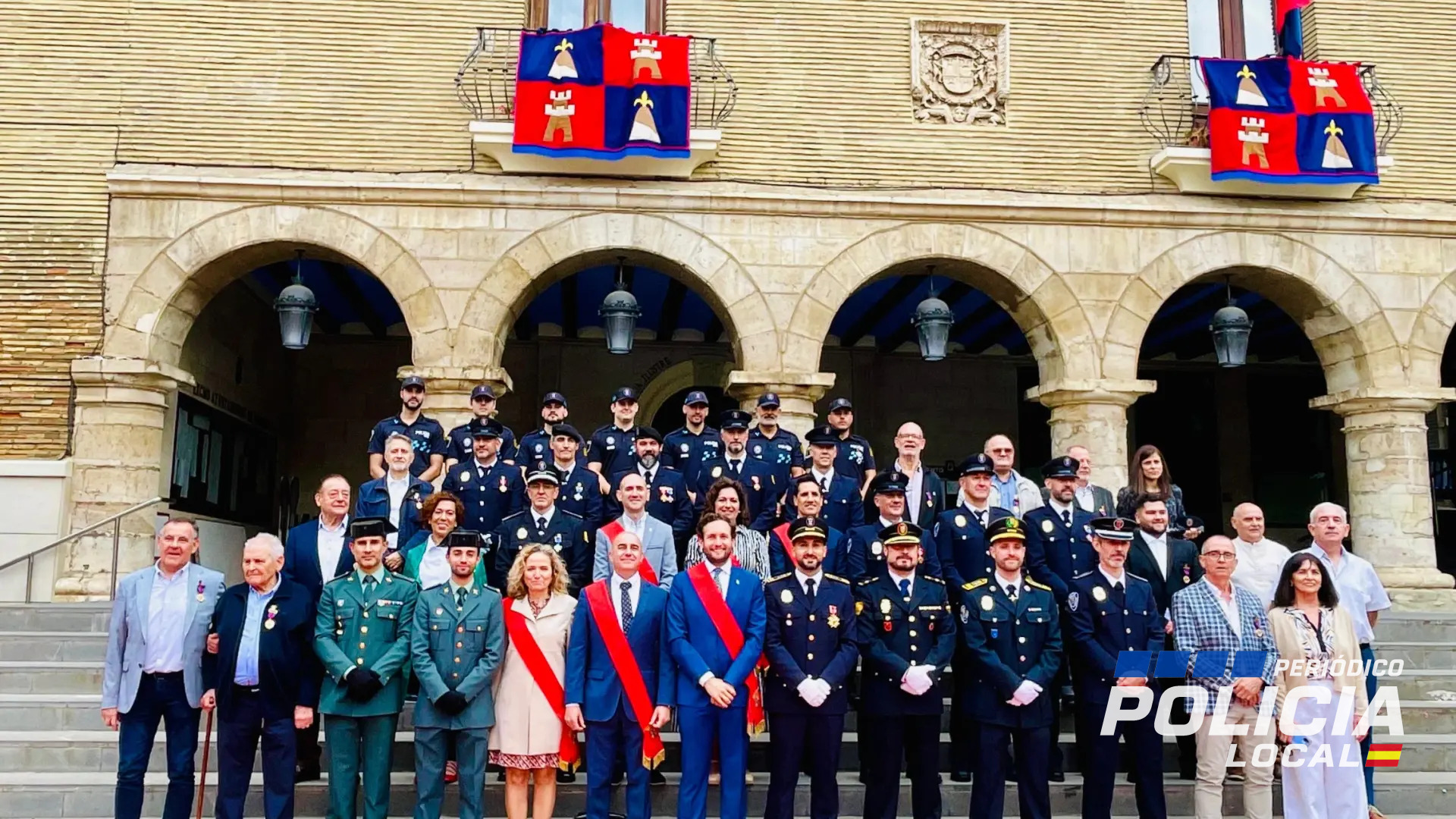 Policía local de Monzón celebra día de reconocimientos y entrega de condecoraciones