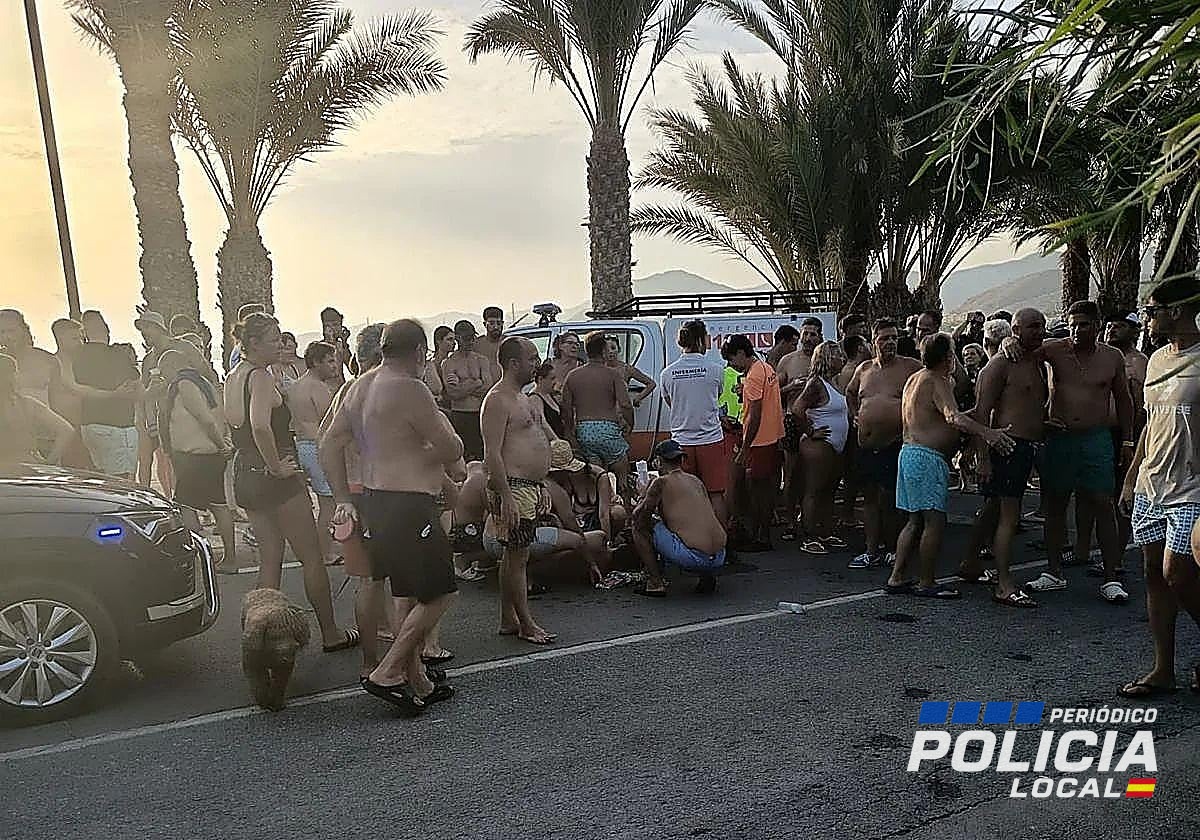 Un militar investigado se entrega tras la agresión a un subinspector de la Policía Local en La Azohía