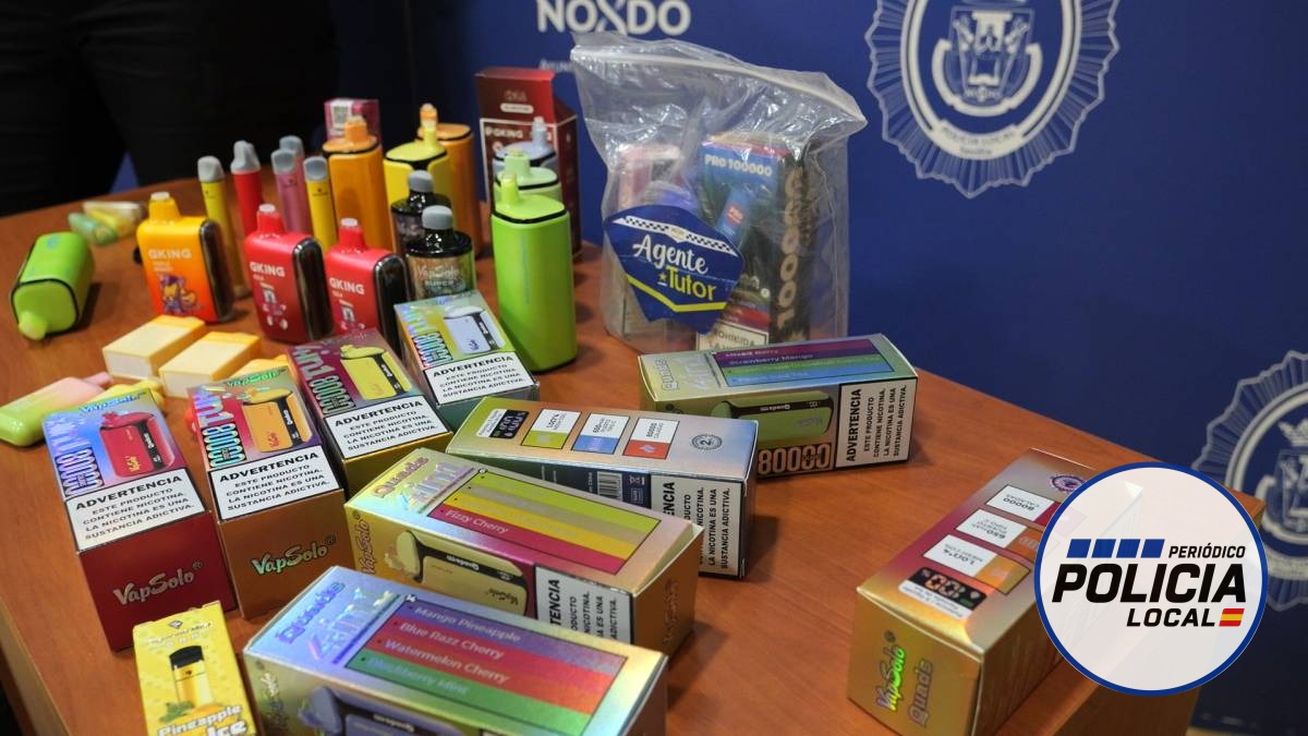 La Policía Local de Sevilla alerta del aumento del consumo de vapers entre adolescentes y difunde una campaña en redes