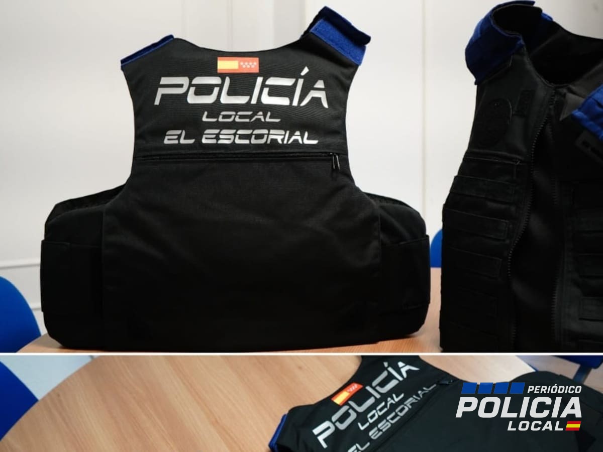 El Escorial adquiere 15 chalecos antibalas para su Policía Local por 16.000 euros