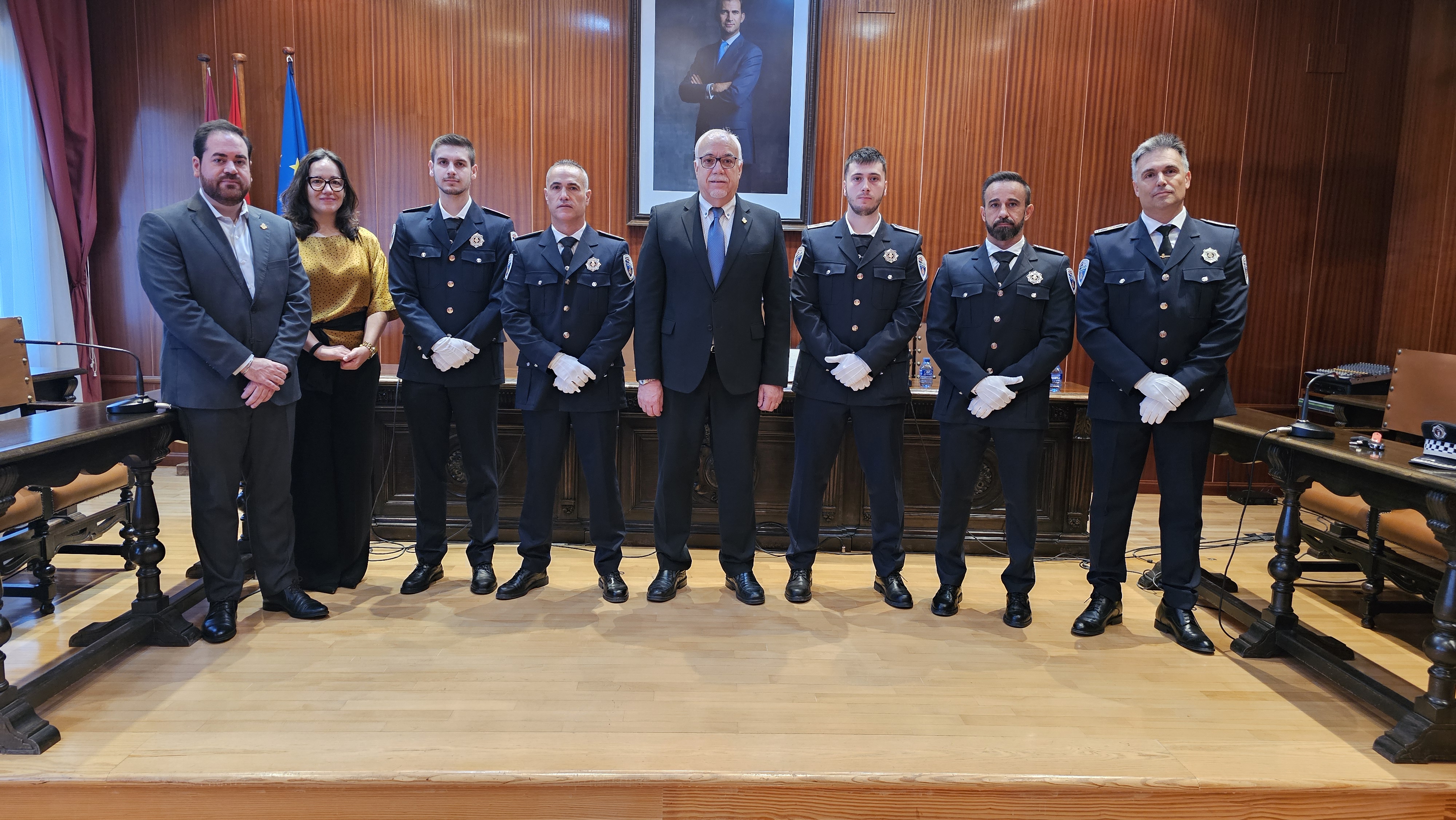 La Policía Local de Manzanares completa su plantilla con cuatro nuevos agentes