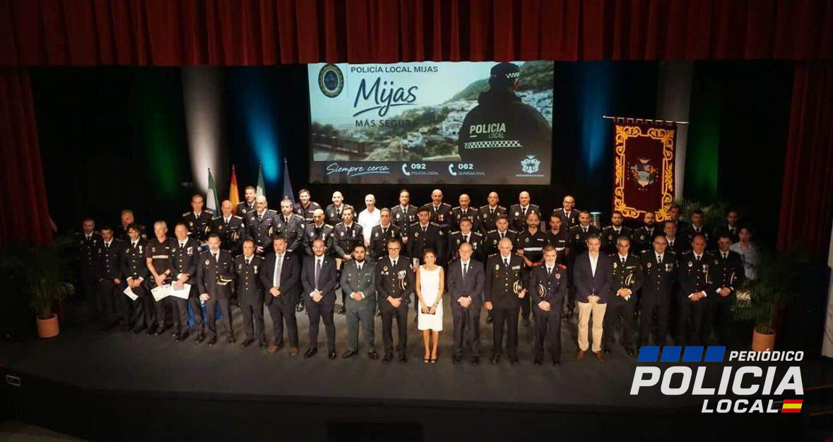 La Policía Local de Mijas reconoce la labor de sus agentes con motivo de San Miguel