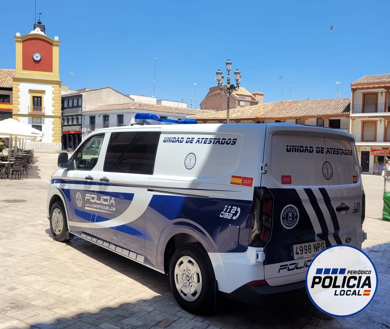 Nuevo furgón de la Policía Local de Ciempozuelos