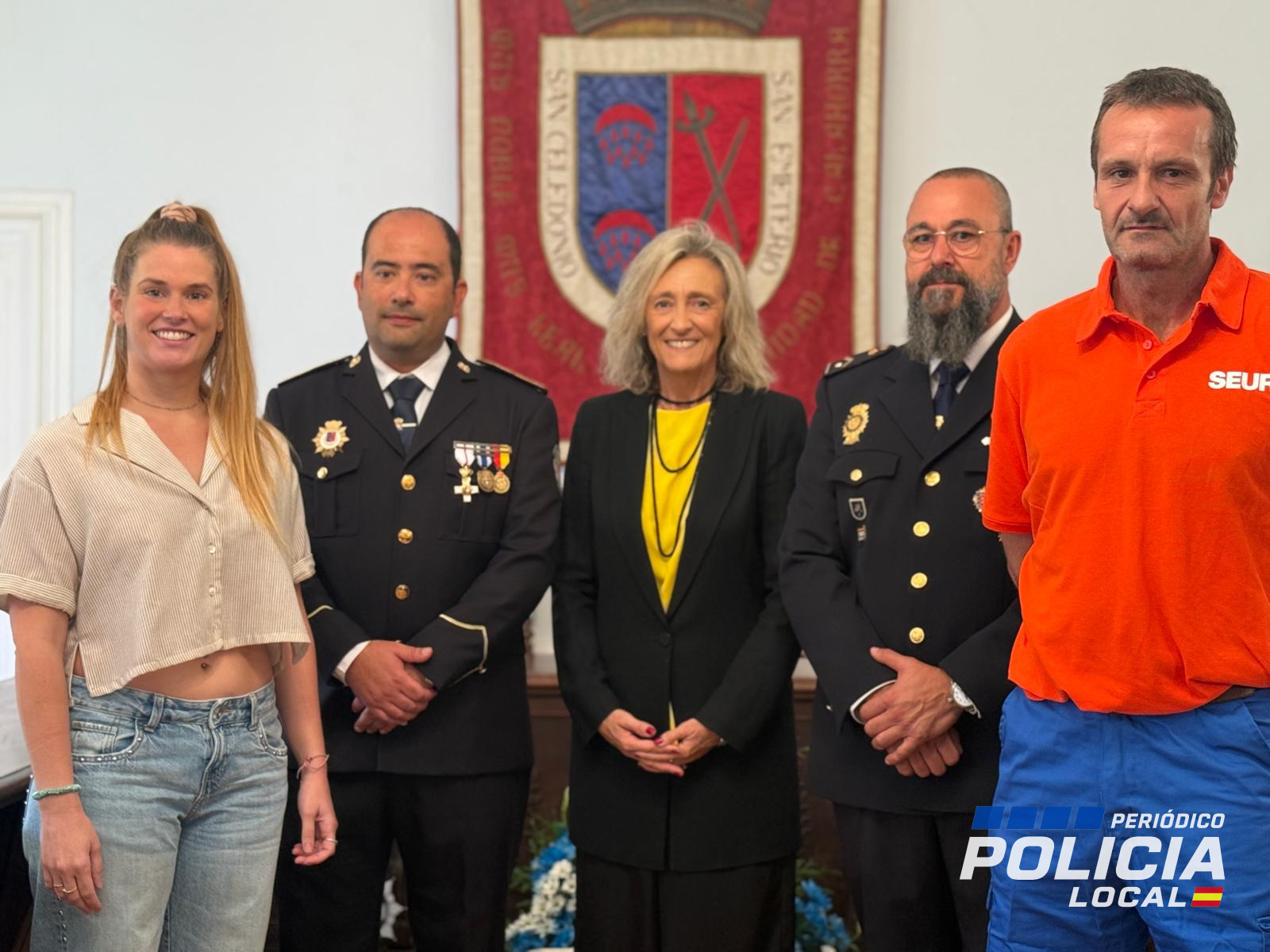 La Policía Local de Calahorra reivindica la cercanía y la vocación de servicio durante la celebración de los Ángeles Custodios