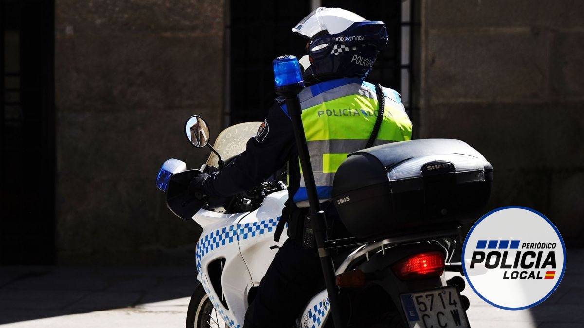 Interceptan a un ciclomotor con matrícula falsificada y sin documentación en Pontevedra