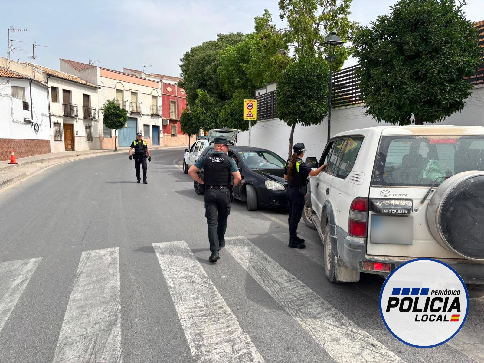 La Policía Local de Rute instruye tres atestados por delitos contra la seguridad vial en la campaña de alcohol y drogas de la DGT