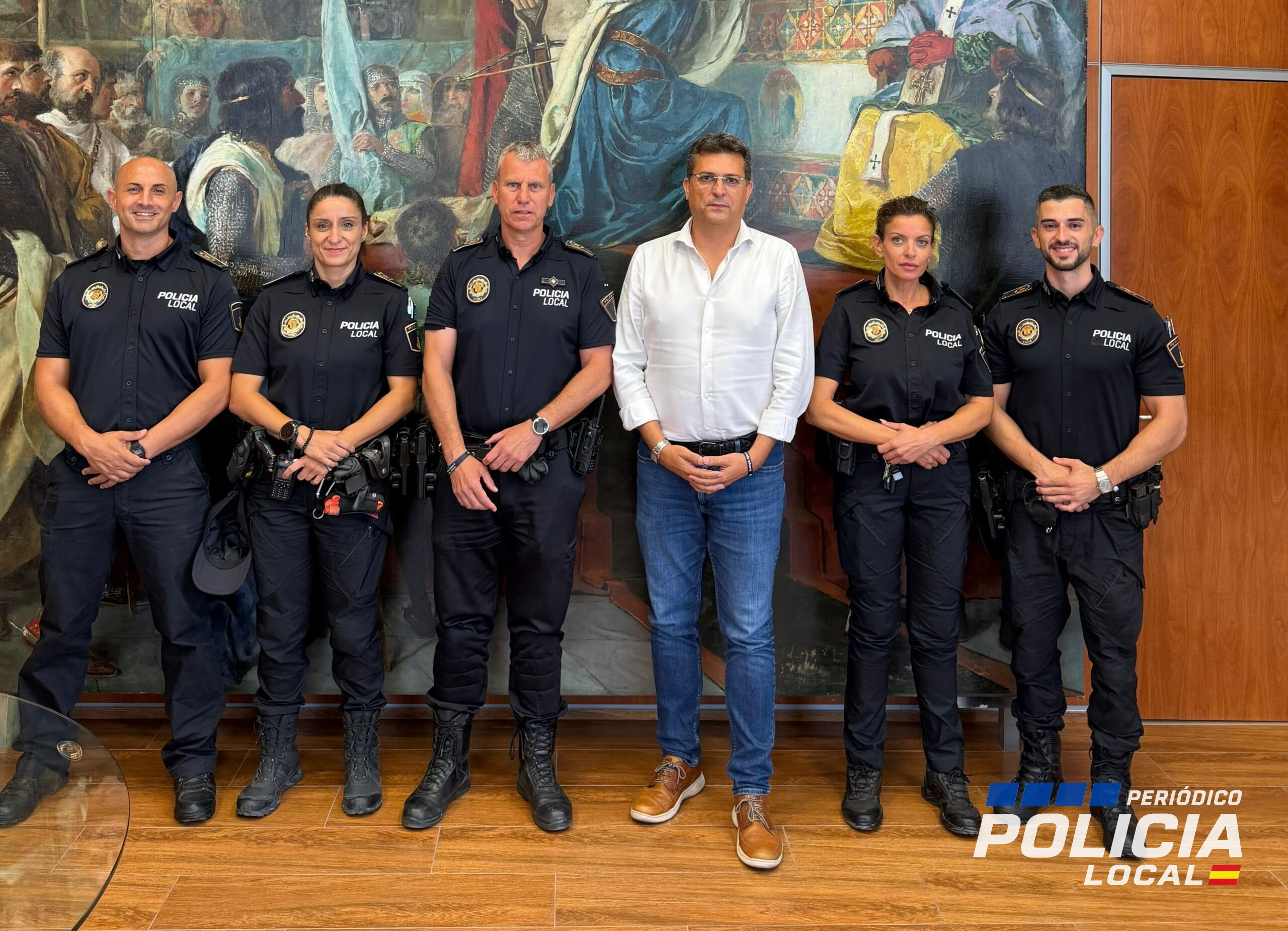 Cuatro nuevos oficiales refuerzan la plantilla de la Policía Local de Alfafar