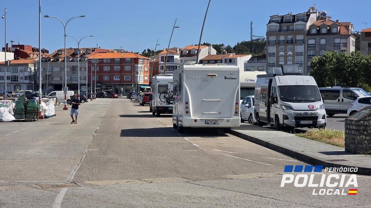 La Policía Local de O Grove multó a más de 80 caravanas desde julio