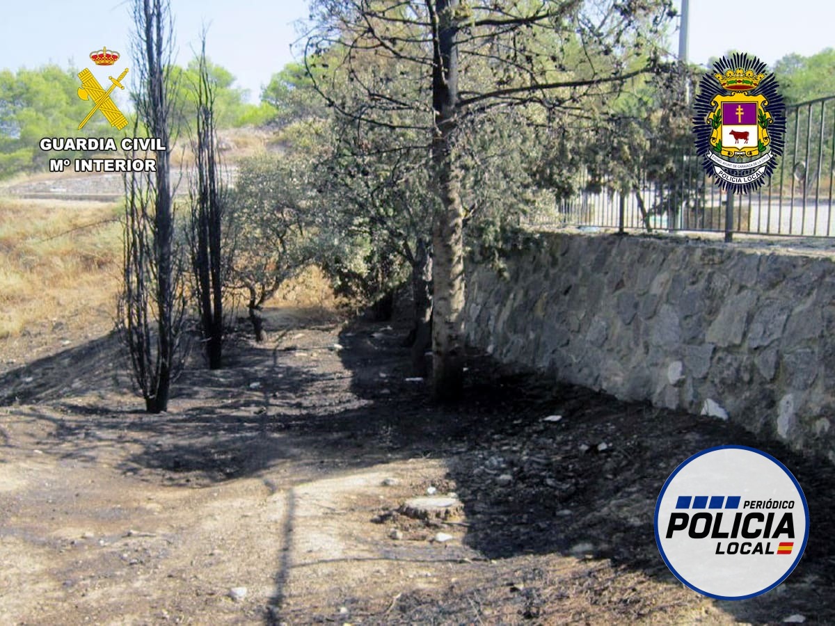 Detenido un vecino de Caravaca por provocar varios incendios en el entorno de La Reja