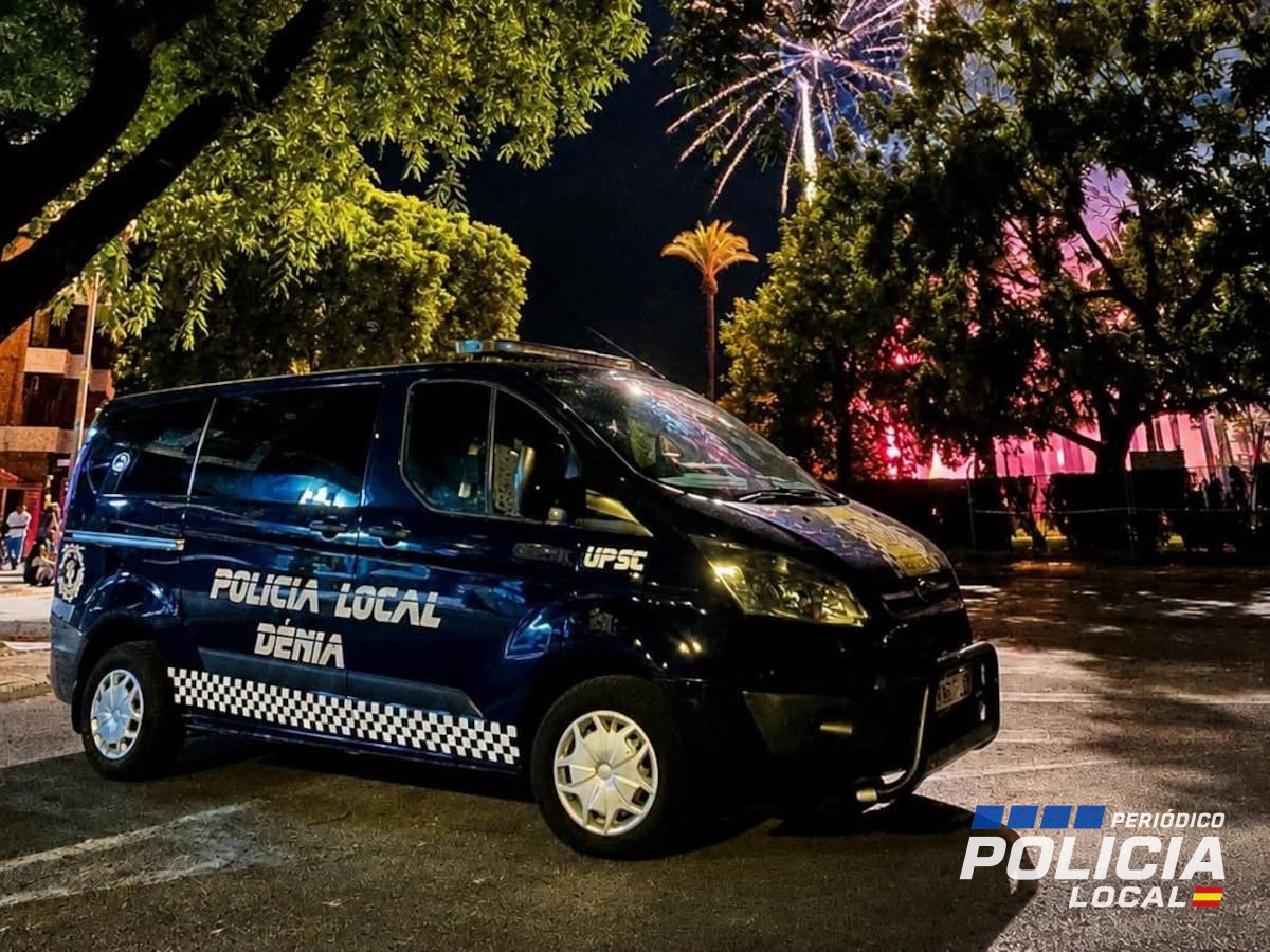 La Policía Local de Dénia levanta 25 actas en un operativo especial durante las fiestas