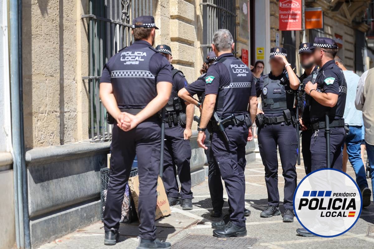 Detenido en Jerez tras insultar e intentar golpear a un policía local con un bastón