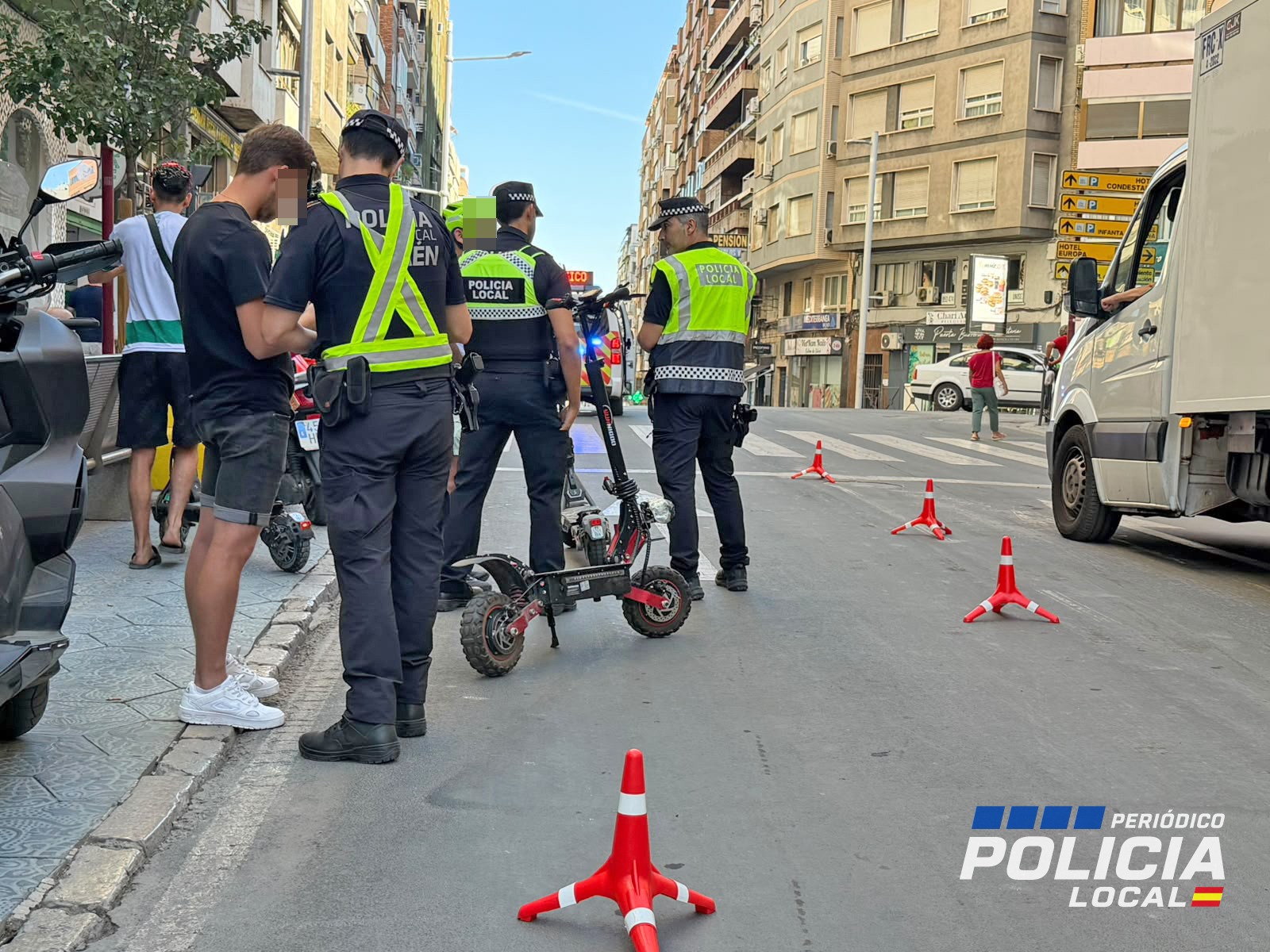 La Policía Local de Jaén intensifica controles en patinetes eléctricos