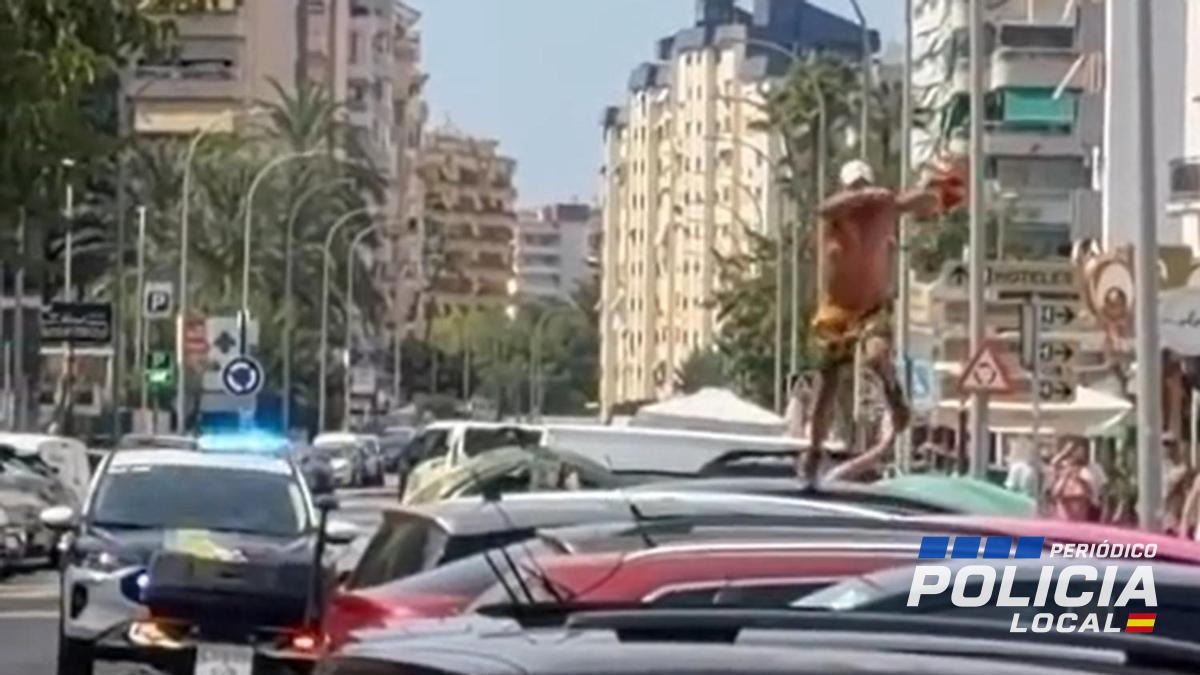 Detenido un hombre tras hurtar un móvil y una impresora de un vehículo oficial en la playa de Gandia
