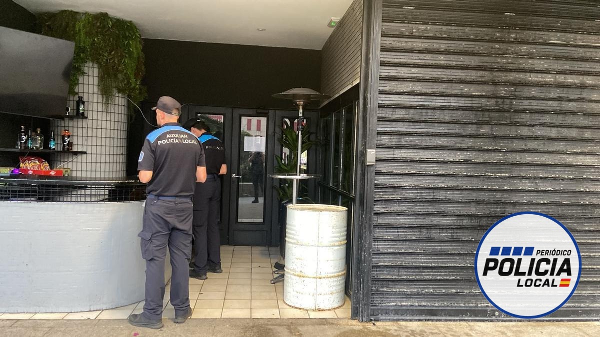 La Policía Local de Sanxenxo precinta un pub que desobedeció la orden de cierre por no conectarse al sonómetro municipal