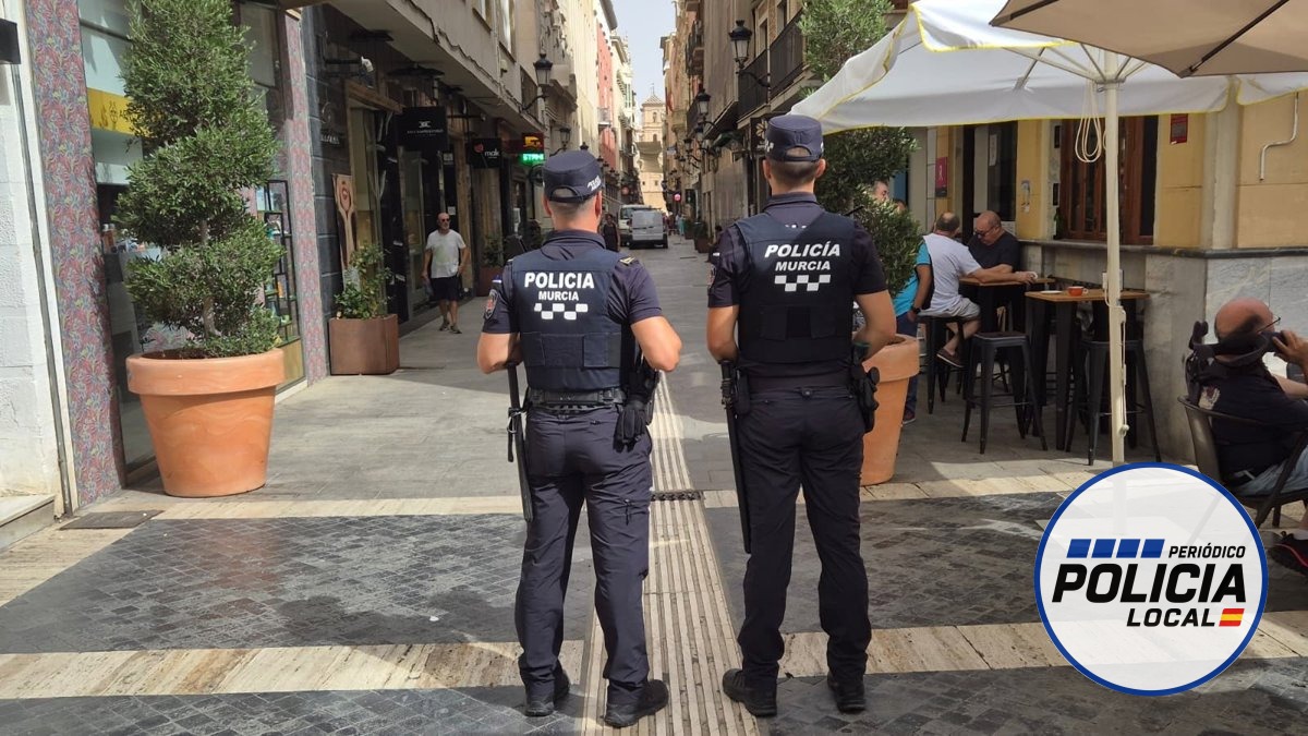 Más de 200 policías locales de Murcia en el dispositivo de la operación salida del 1 de agosto
