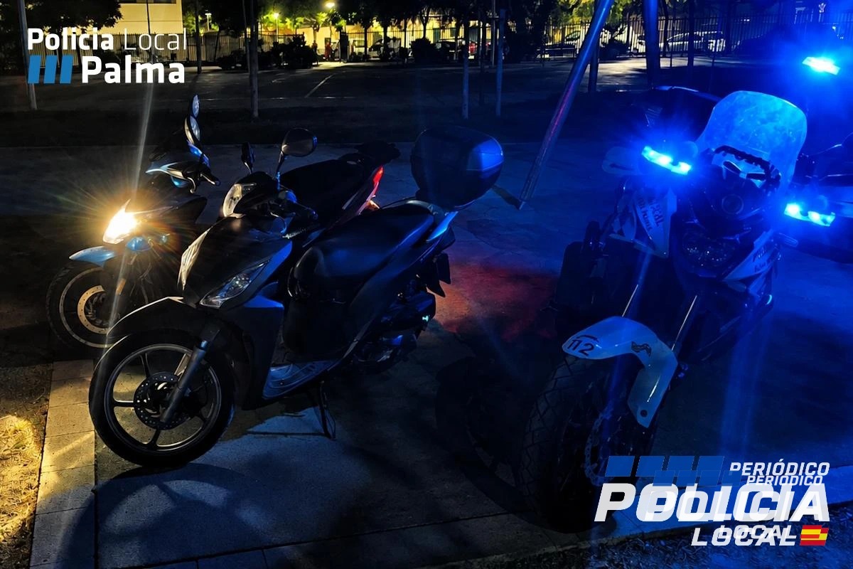 Policía Local instruye diligencias contra dos menores tras persecución en Son Gotleu