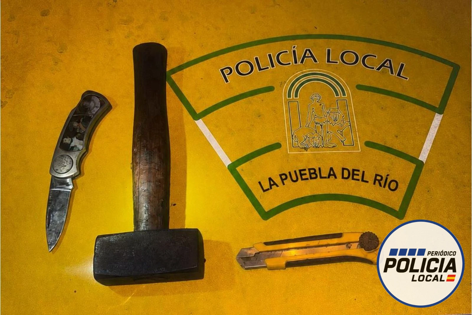 La Policía Local de La Puebla del Río detiene a un hombre que agredió a martillazos a un vecino en un presunto intento de robo