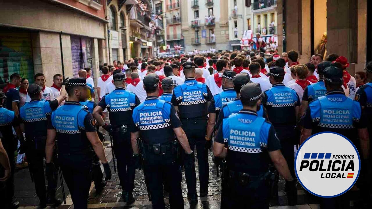 Un policía municipal de Pamplona roba un patrullero en San Fermín y conduce ebrio con cuatro menores a bordo