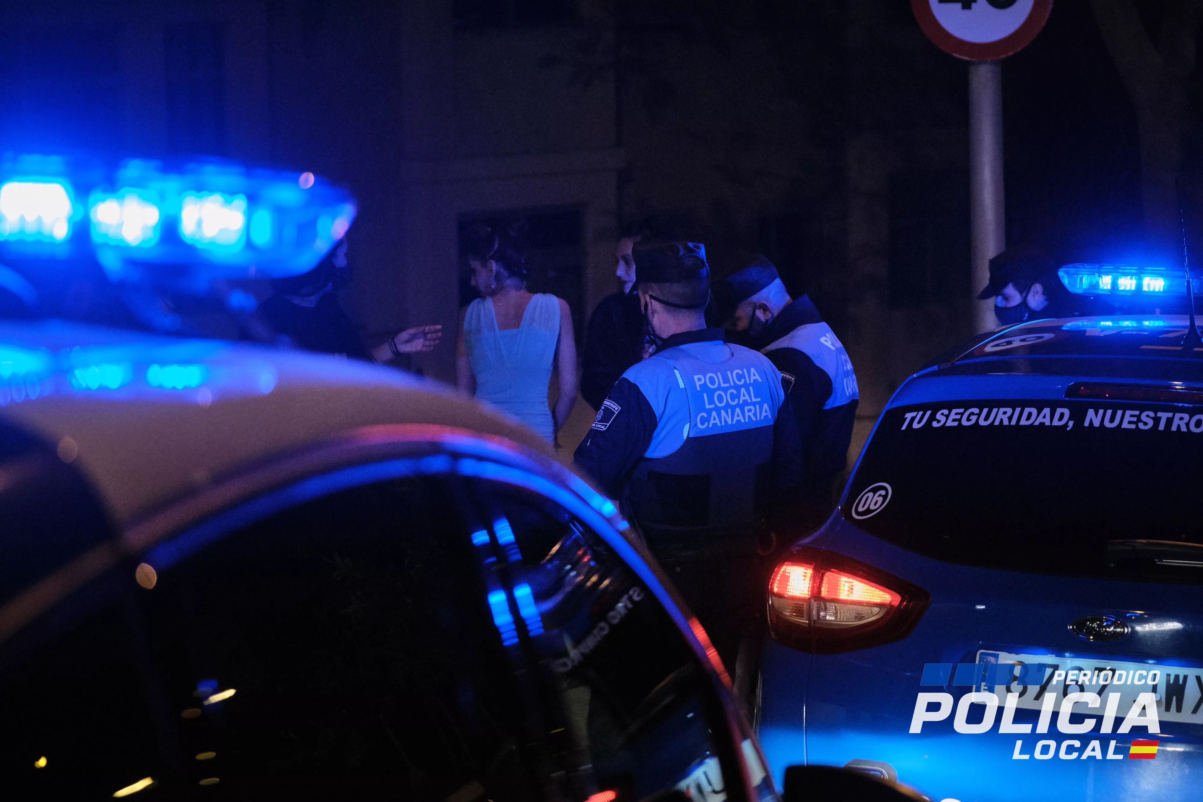 Detenido un hombre y siete denuncias en un botellón junto al Heliodoro Rodríguez López