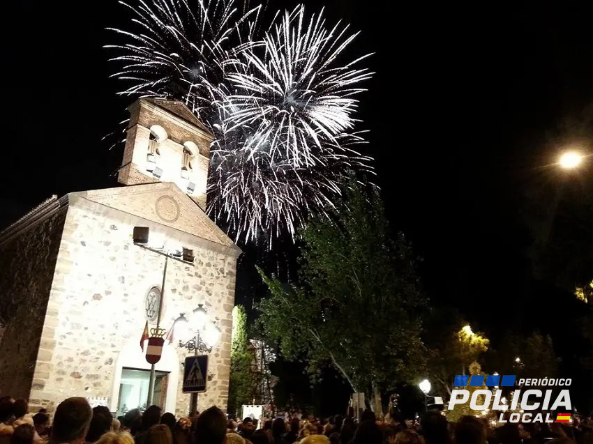 La Policía Local de Puertollano participa en el dispositivo de seguridad de los fuegos del 8 de septiembre