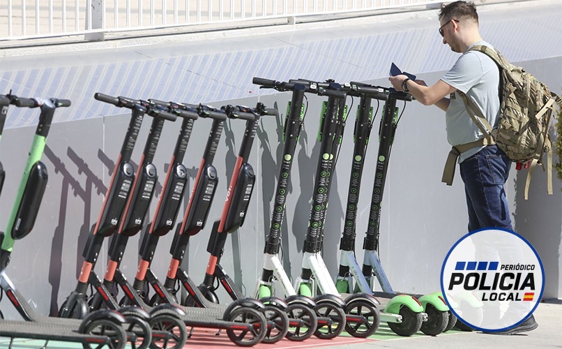 La Policía Local de Calatayud difunde la nueva regulación de patinetes eléctricos que entra en vigor en octubre de 2026