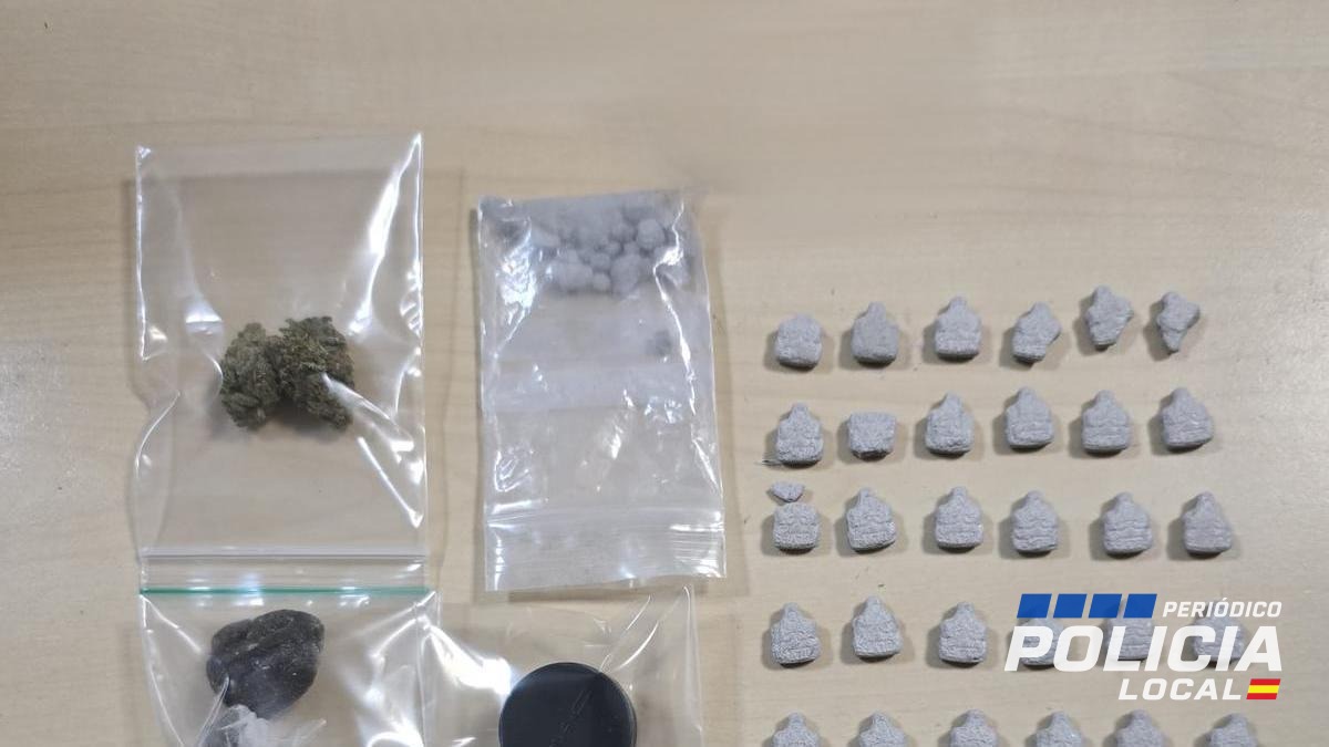 Detenido en ses Figueretes (Ibiza) tras huir con éxtasis, heroína, marihuana,