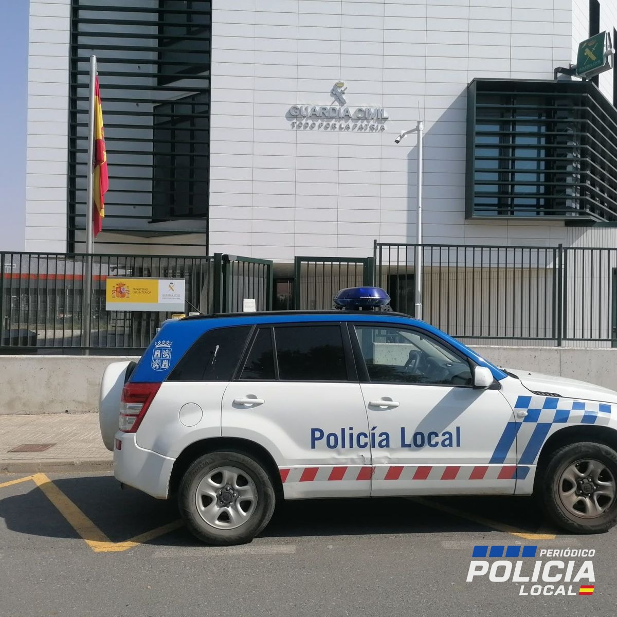 Detenido en Villamayor un hombre con un portátil presuntamente sustraído de un coche