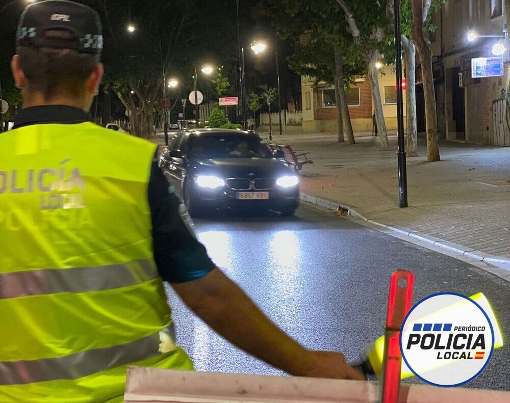 La Policía Local de Albacete sorprende a un conductor que dio positivo en cocaína y cannabis