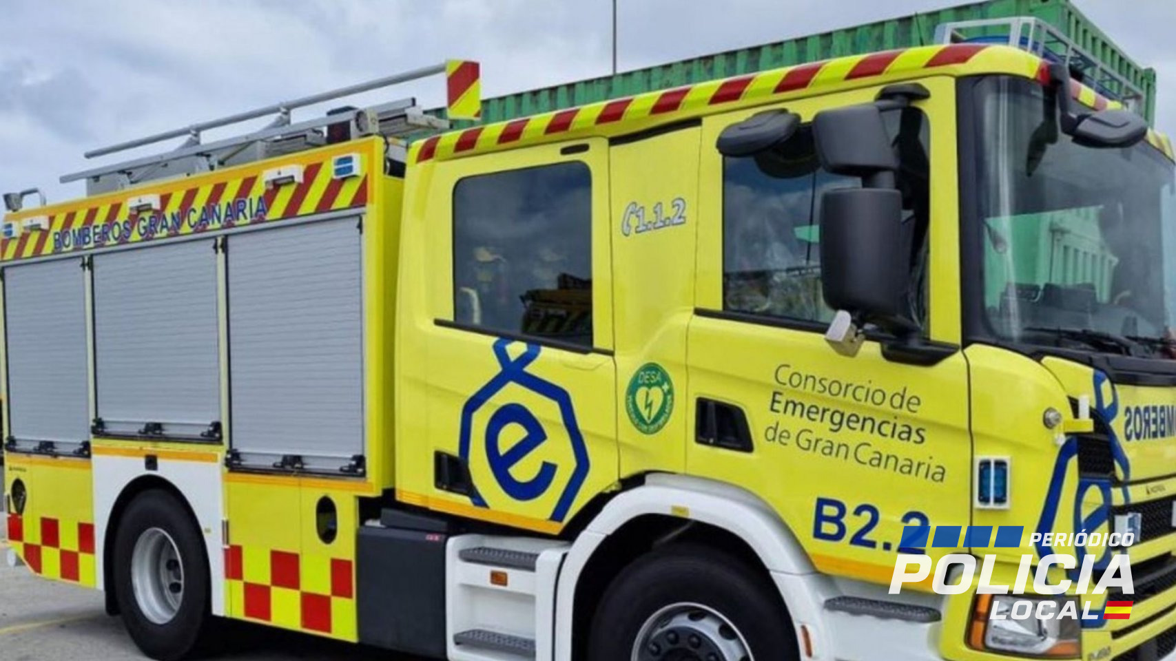 La Policía Local de Santa Lucía interviene tras una explosión de gas con un herido grave