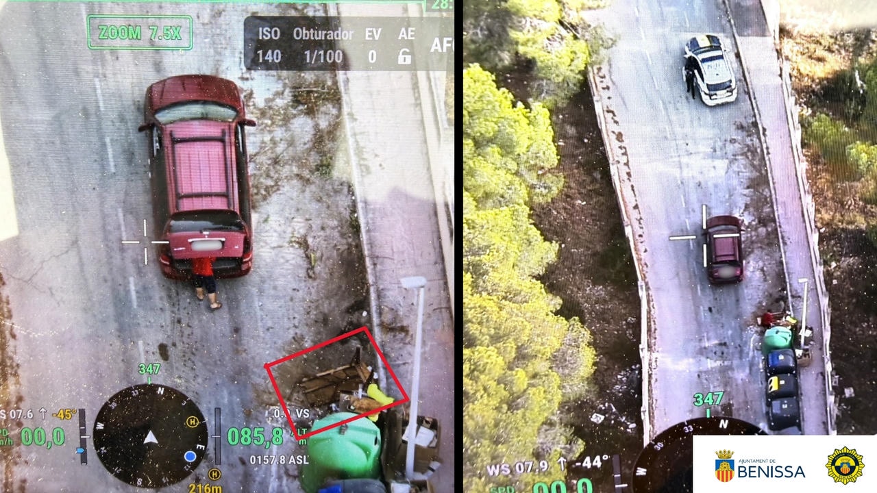 La Policía Local de Benissa incorpora drones para vigilar vertidos ilegales, incendios y eventos