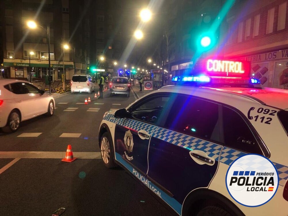 La Policía Local de Albacete detiene a un conductor positivo en drogas y le levanta acta por tenencia de sustancias