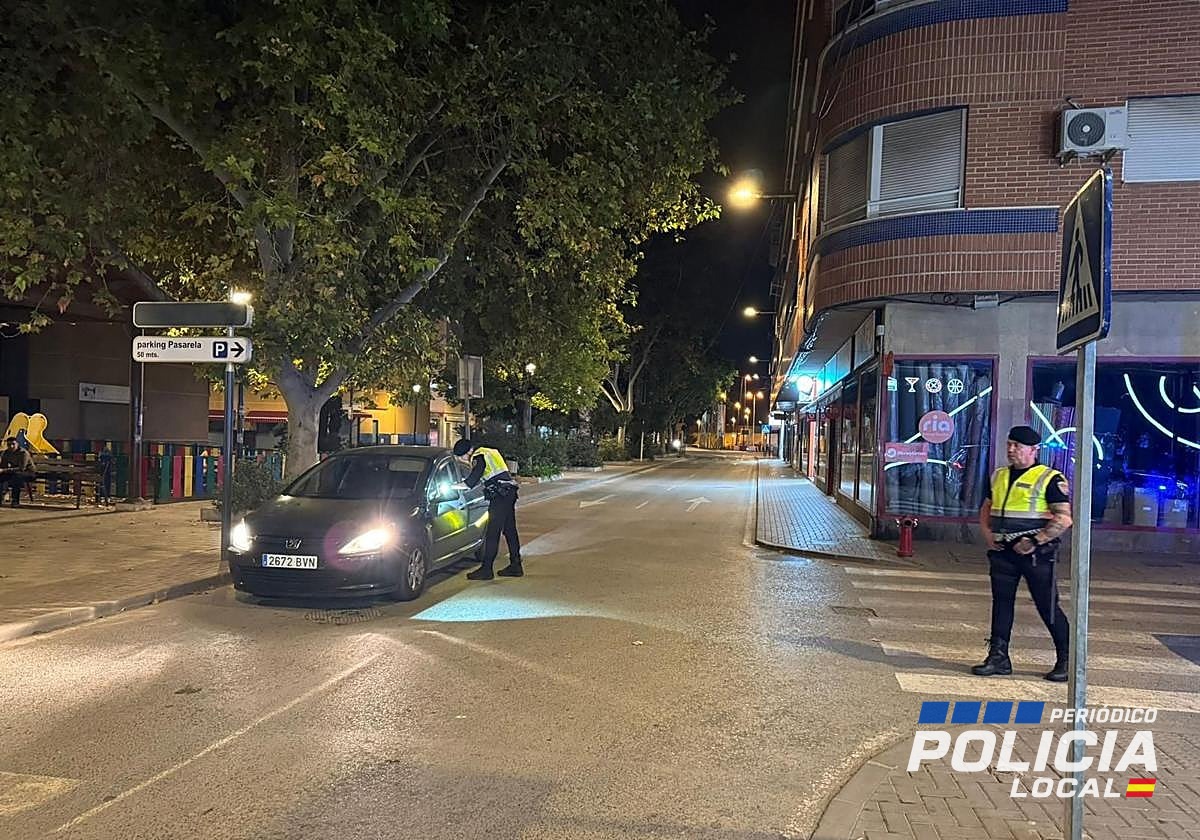 La Policía Local de Lorca detuvo a siete personas en los controles de la última semana