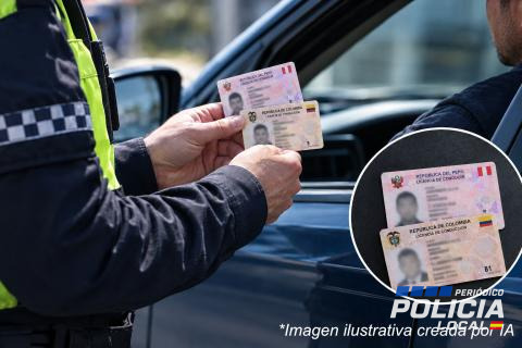 La Policía Local de Palencia investiga a dos conductores por presentar permisos falsos