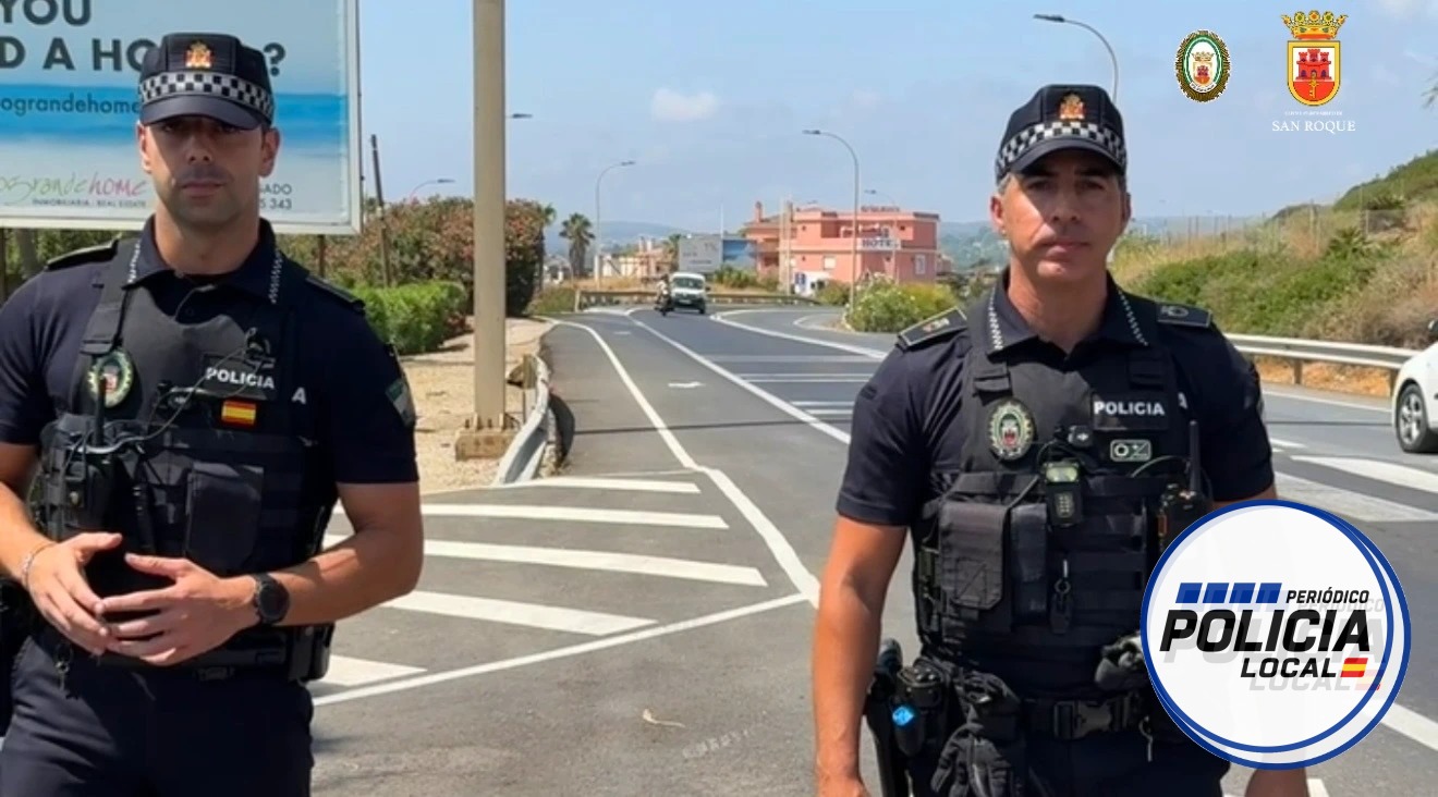 La Policía Local y Multimedia publican un vídeo corto sobre señalización vial vinculado al X Plan de Asfaltado en San Roque