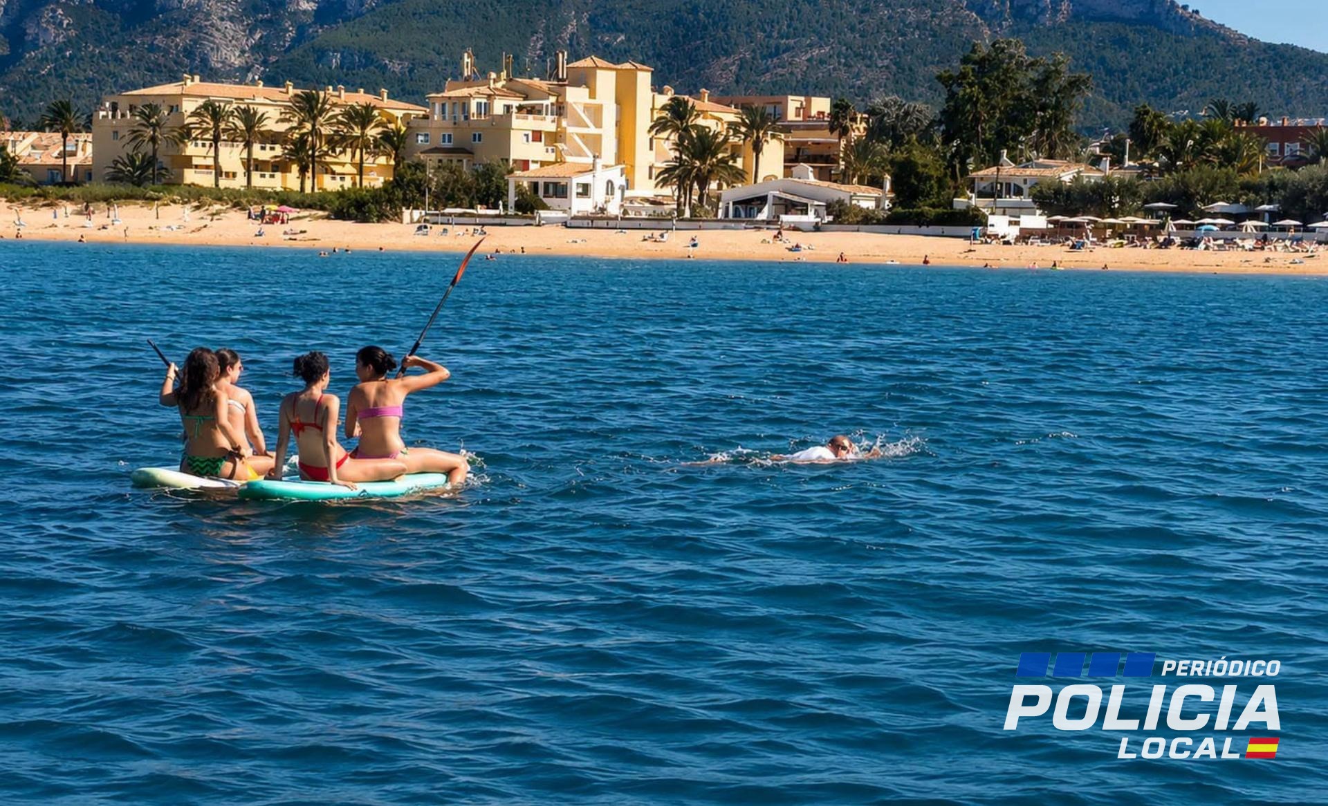 La Policía Local de Dénia rescata a dos senderistas en el Montgó y auxilia a seis jóvenes en el mar