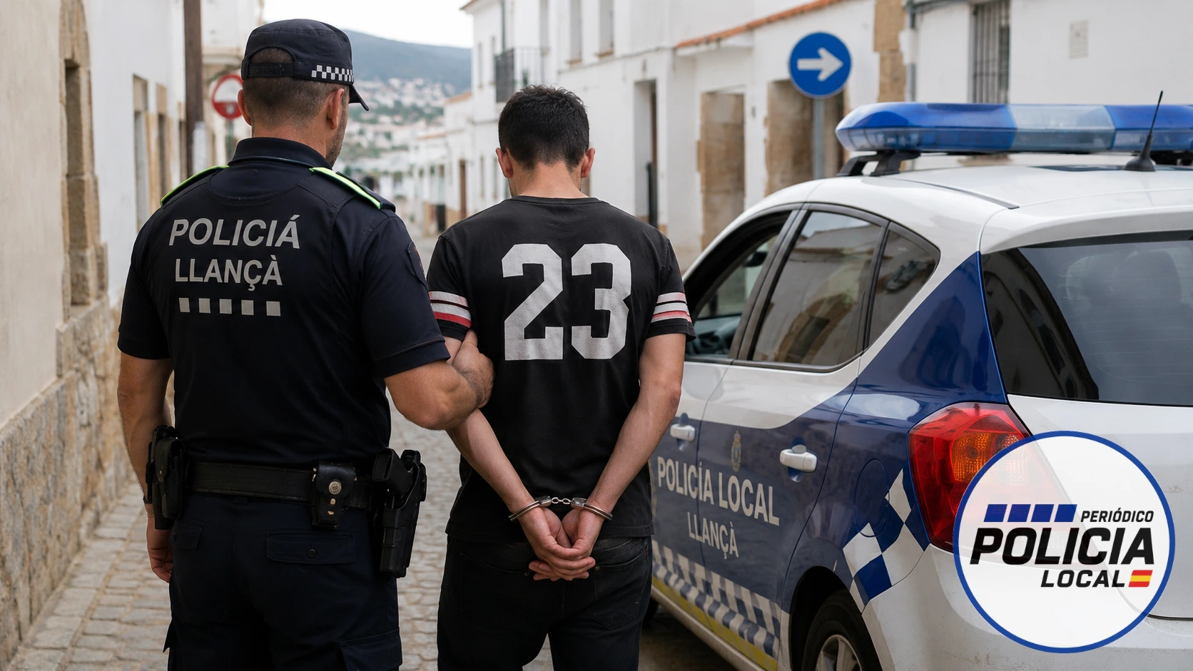 La camiseta con la que fue identificado la víspera delata a un ladrón detenido en Llançà