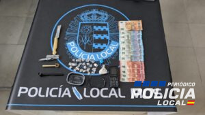 La Policía Local de Mos detiene a un hombre con 26 envoltorios de presunta heroína en Sanguiñeda