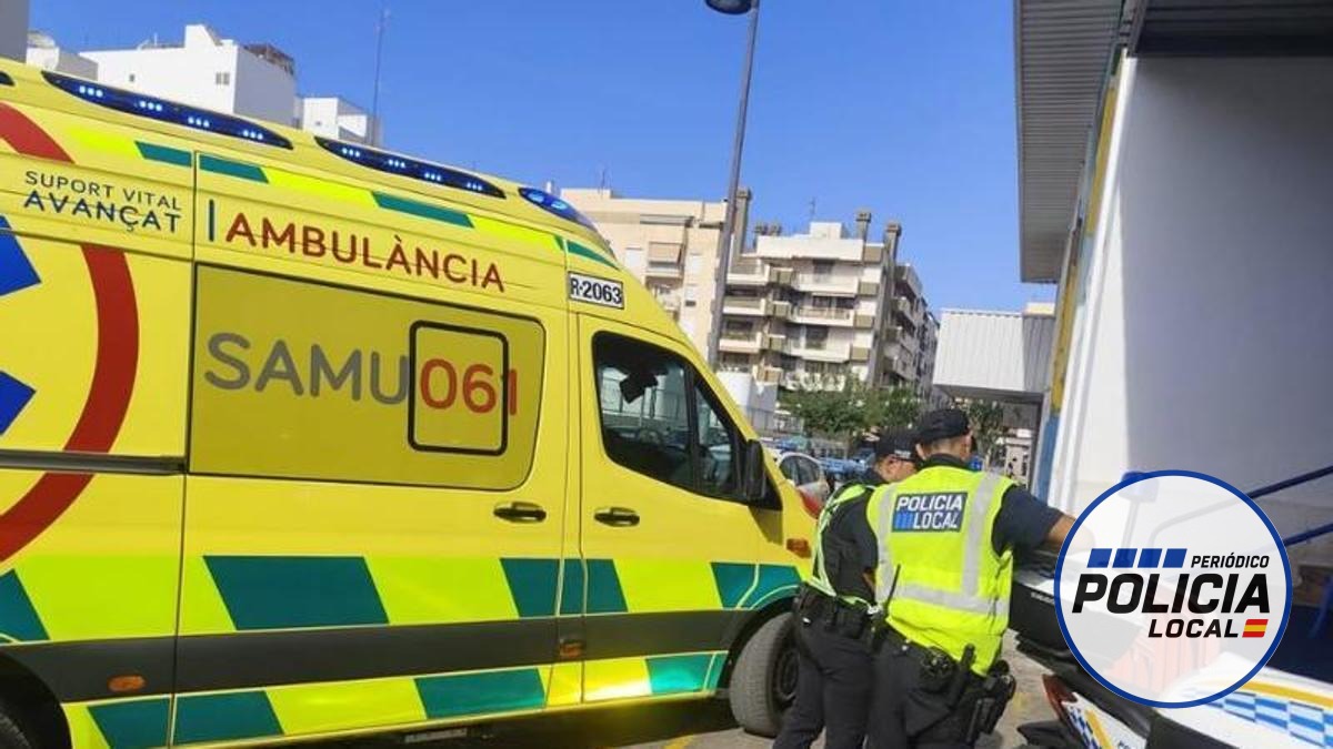 Policía Local de Ibiza salva a un hombre tras una parada cardiorrespiratoria en su vivienda