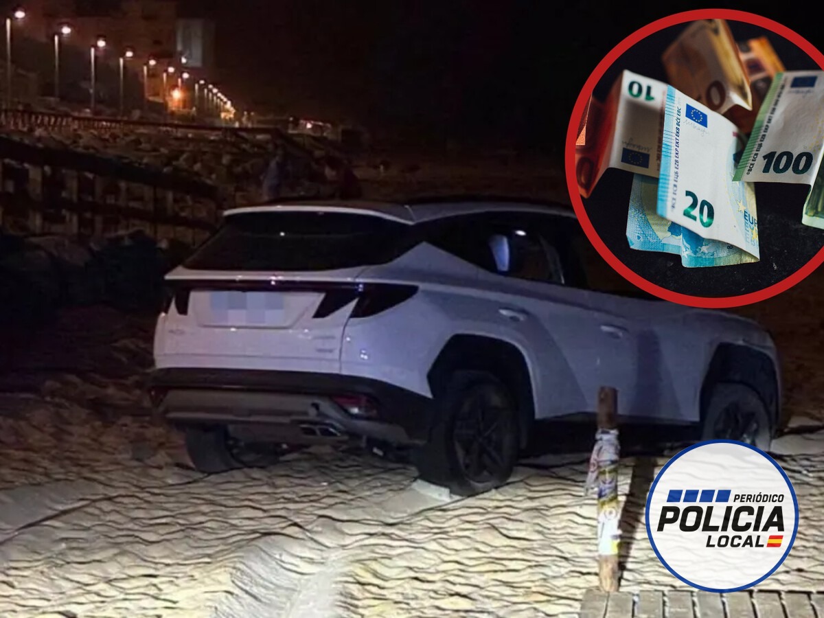 Un conductor deja su Hyundai Tucson atascado en la playa de Matalascañas y se enfrenta a una multa de hasta 6.000 euros