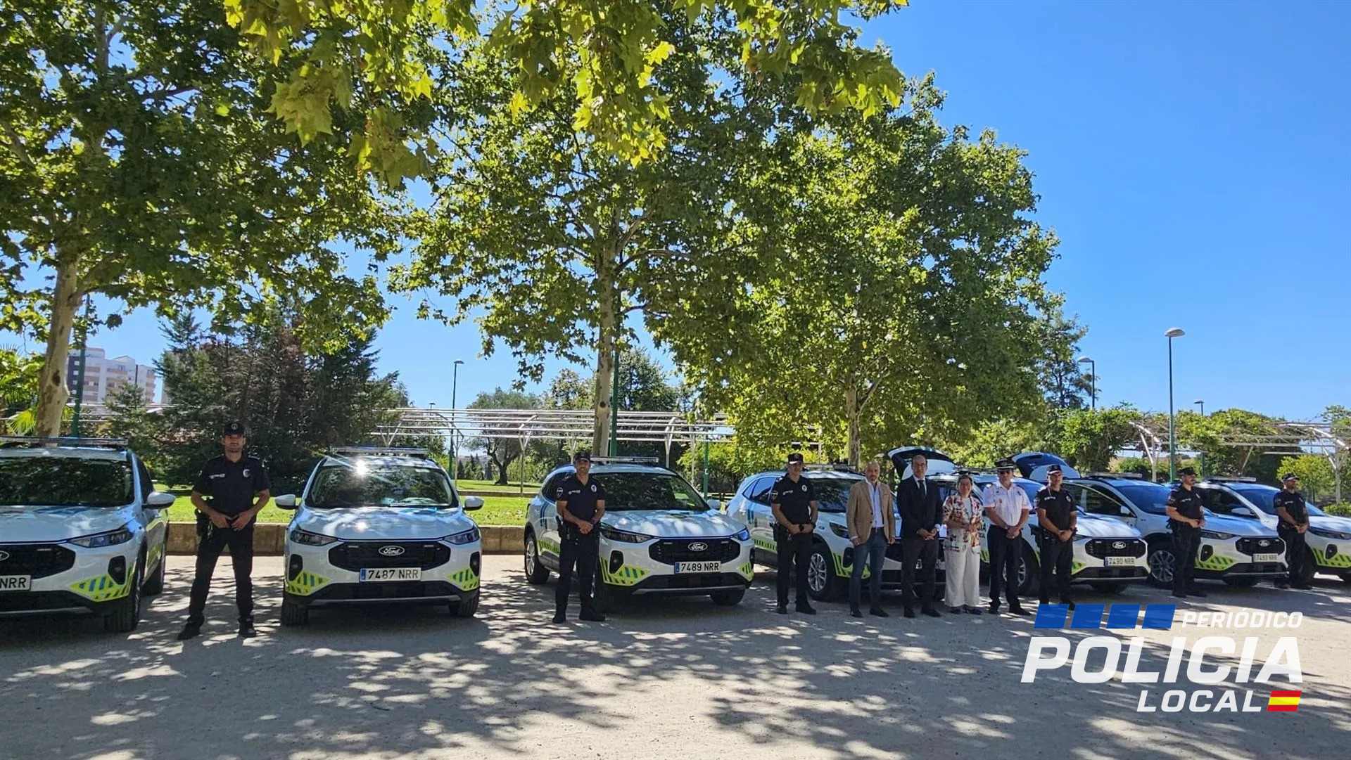 Cáceres incorpora nueve vehículos híbridos a su Policía Local