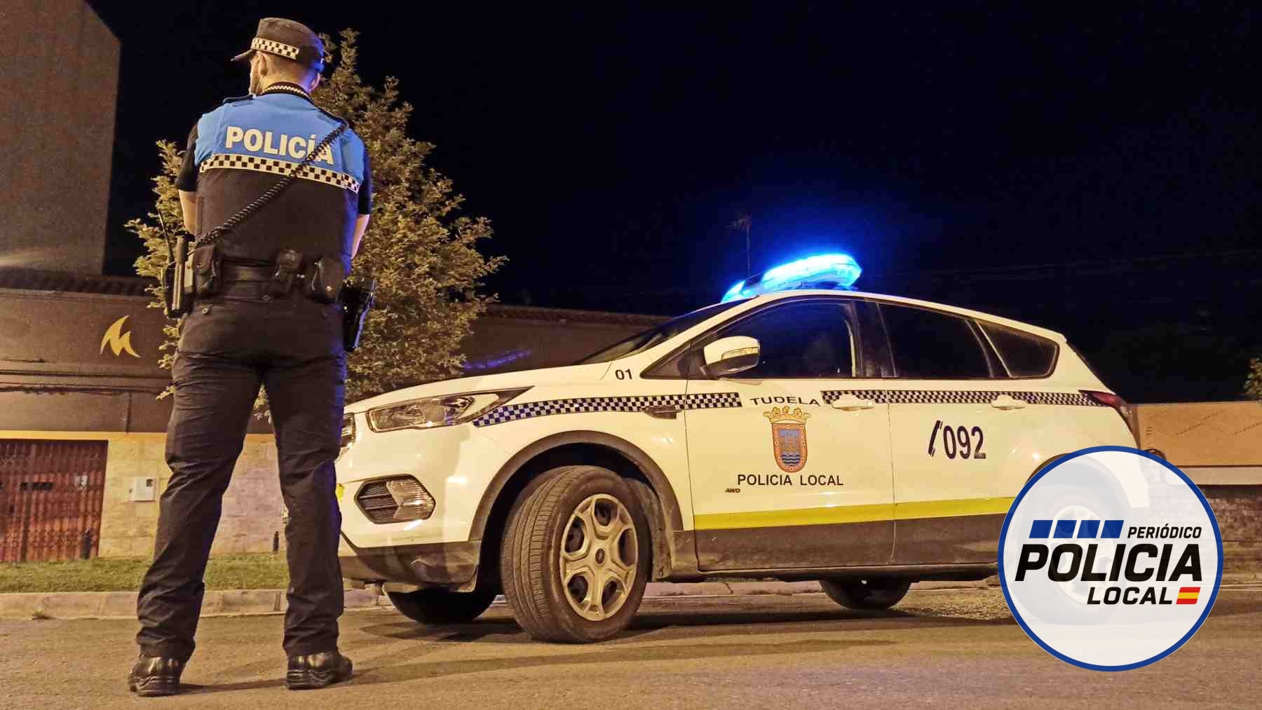 La Policía Local de Tudela acumula múltiples intervenciones durante las fiestas: accidente, peleas y venta ilegal